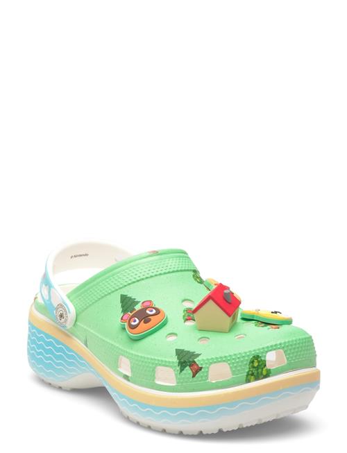 Animal Crossing Platform Clog Crocs Green