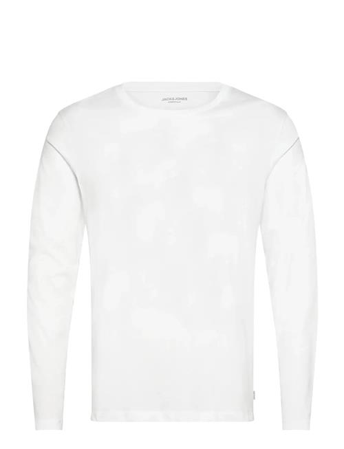 Jack & Jones Jjeorganic Basic Tee Ls O-Neck Noos Jack & J S White