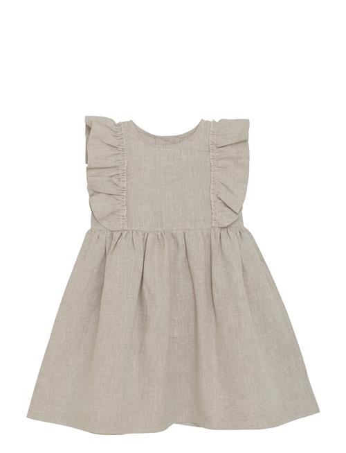 Dress Ss Linen Huttelihut Beige