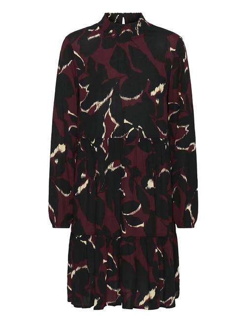 Kalinda Amber Dress Kaffe Burgundy