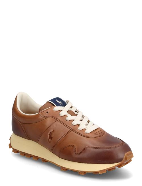 Prl Trail 125 Leather Sneaker Polo Ralph Lauren Brown