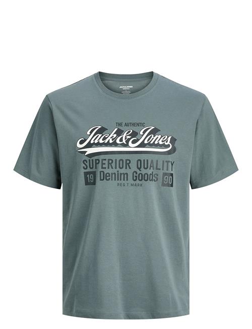 Jack & Jones Jjelogo Tee Ss O-Neck 2 Col Aw25 Sn Jack & J S Grey