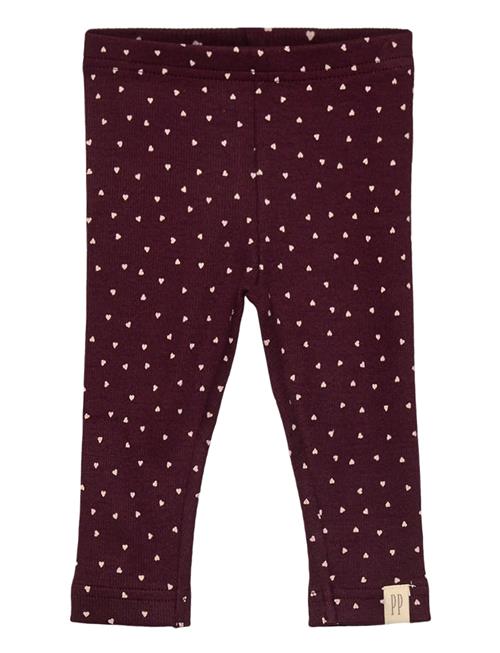Legging Modal Heart Petit Piao Burgundy