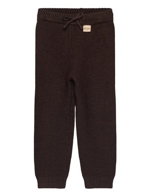Ppdaqo Knit Pants Petit Piao Brown