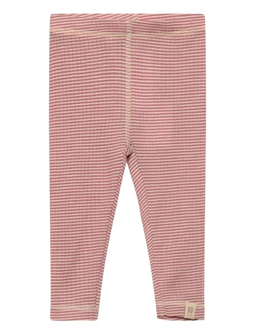 Ppdante Leggings Merino Wool Striped Petit Piao Pink