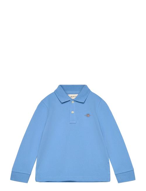Shield Ls Pique Polo GANT Blue