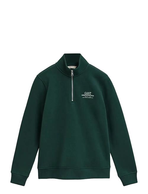 Graphic Half Zip Sweat GANT Green