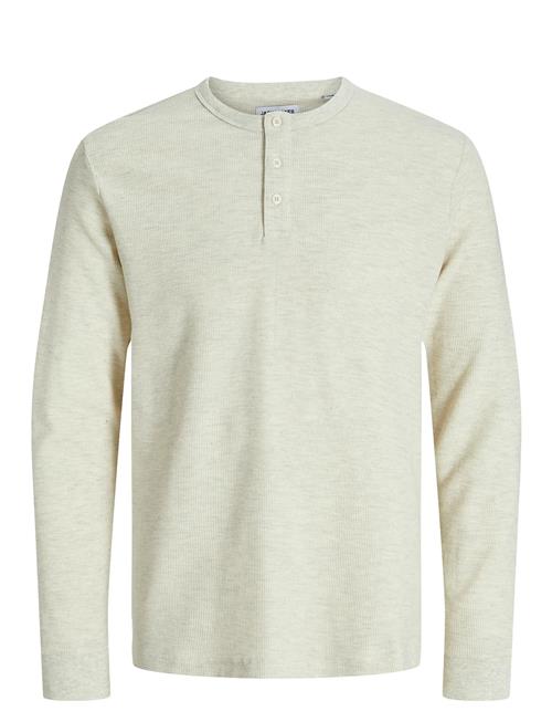 Jack & Jones Jjedover Henley Ls Tee Noos Jack & J S Cream