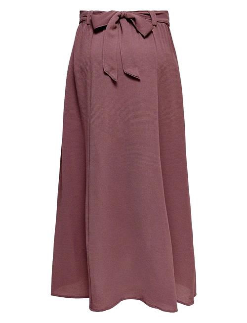 Olmvic Jasmin Long Skirt Wvn Noos Only Maternity Pink