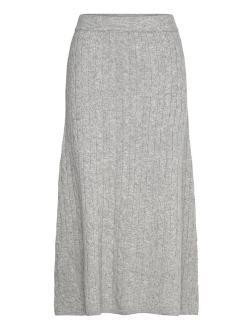 A-Line Cable Skirt Davida Cashmere Grey