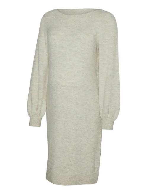 Vmmlefile Balloon Ls Boatneck Dress Noos Vero Moda Maternity Cream