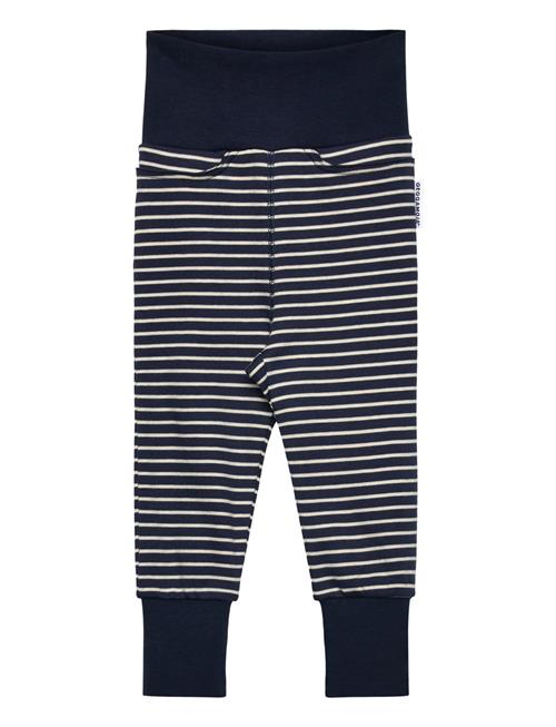 Baby Pants Navy Beige Stripe Geggamoja Navy