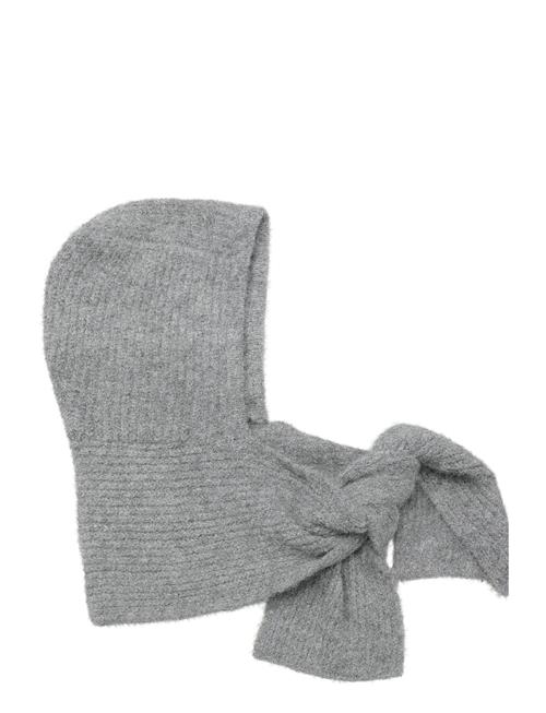 Objmilu Scarf Knit Balaclava Noos Object Grey