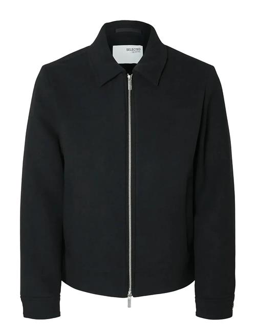 Slhphilip Wool Blend Jkt Noos Selected Black