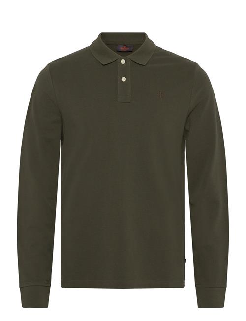 Camden Ls Polo Shirt Morris Khaki