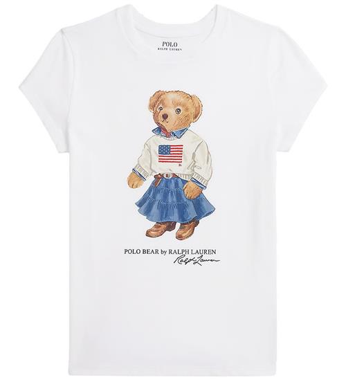 Polo Ralph Lauren T-shirt - Hvid m. Bamse