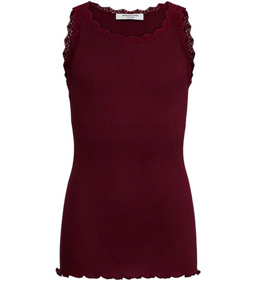 Rosemunde Top - Rib - RkBalta - Modal Lace - Tawny Port
