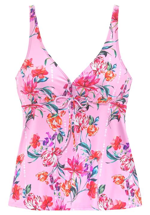 SUNSEEKER Tankini-overdel  lilla / orange / rosé