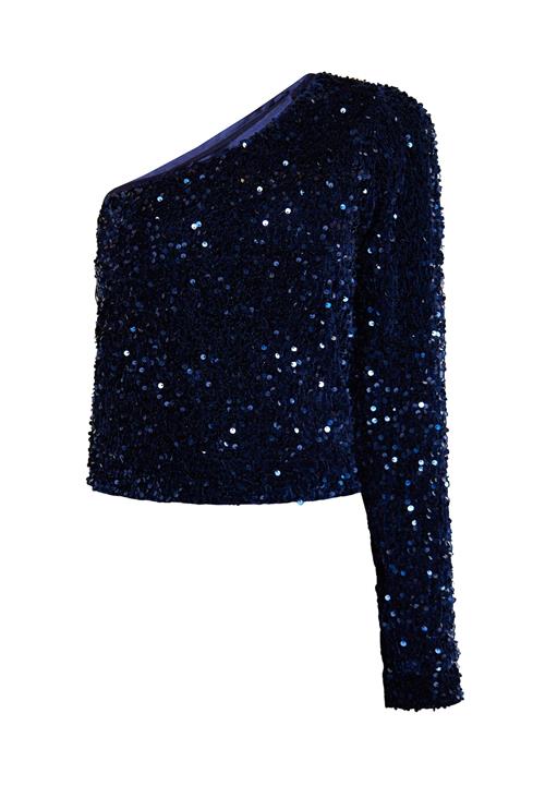 faina Bluse  natblå