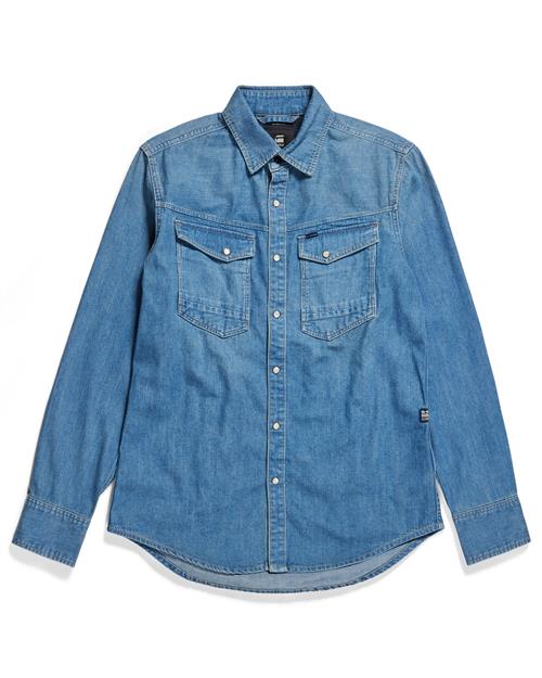 G-STAR Skjorte  blue denim
