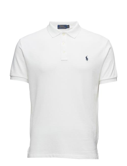 Custom Slim Fit Spa Terry Polo Shirt Polo Ralph Lauren White