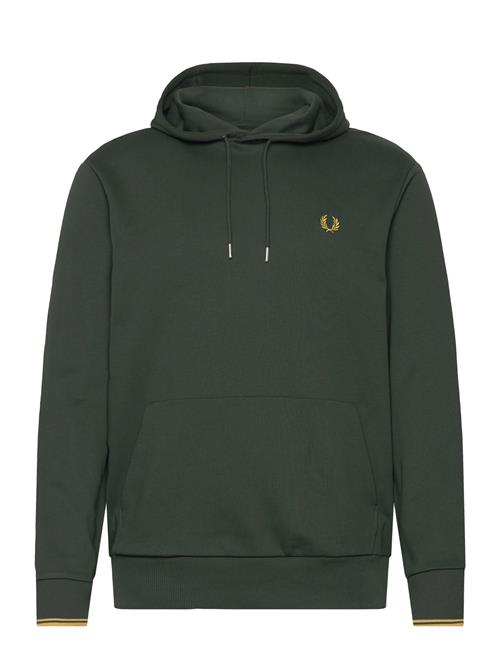 Tipped Hooded Sweatshirt Fred Perry Green