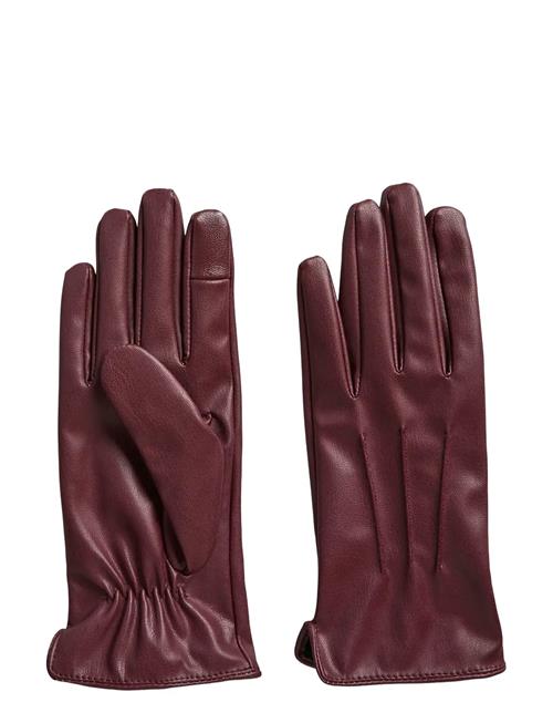 Pccellie Smart Gloves Noos Wb Pieces Burgundy