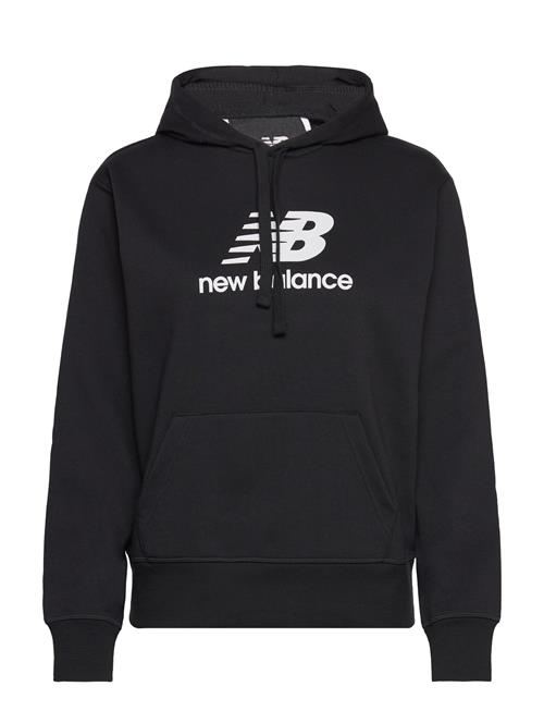 Essentials Stacked Logo Hoodie New Balance Black