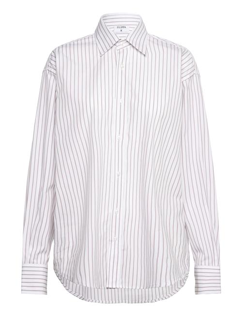 Classic Stripe Shirt Filippa K Purple