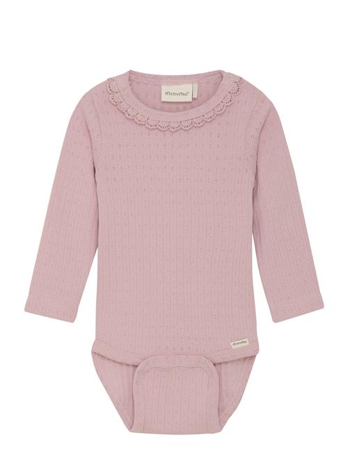 Body Ls Pointell Minymo Pink