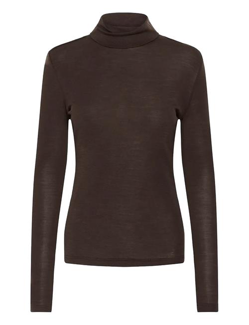 Gzninia Wool Rollneck Gestuz Brown