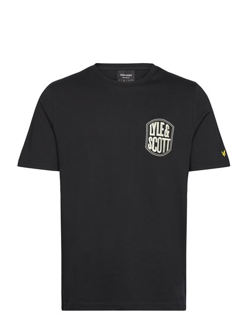 Embroidered Badge Graphic T-Shirt Lyle & Scott Black