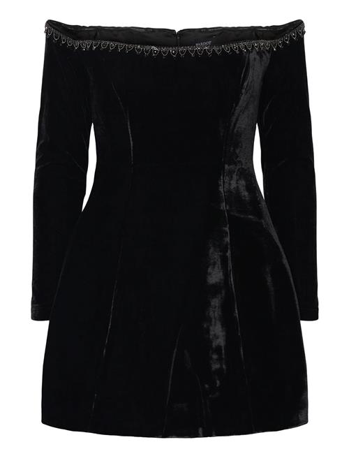 Nadene Trim Hourglass Dress Bardot Black