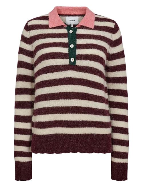 Nuciara Riette Stripe Pullover Nümph Brown