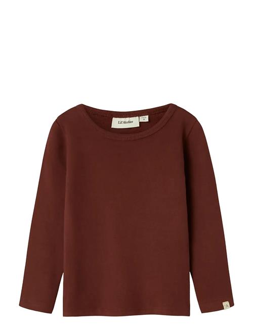 Nmfthora Hir Ls Slim Top Lil Lil'Atelier Burgundy