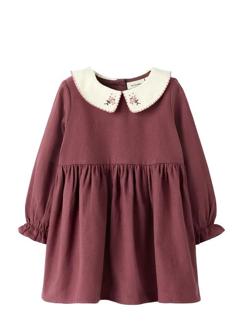Nmfrebel Ls Dress Solid Lil Lil'Atelier Burgundy