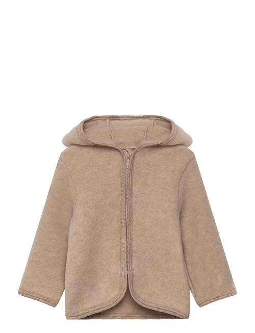 Jacket Ears Wool Fleece Huttelihut Beige