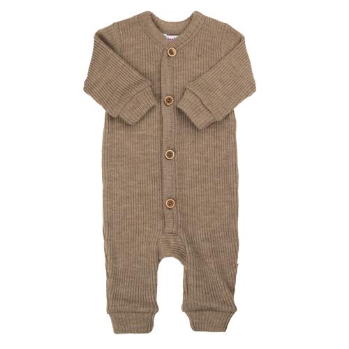 Joha Jumpsuit I Uld Beige Melange  Beige Melange-90 cm  Beige  90 cm  mand
