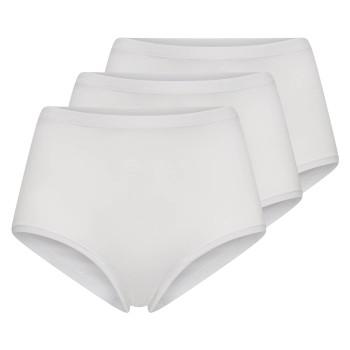 Decoy Trusser 3P Bamboo Maxi Hvid Medium Dame