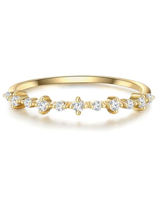 Glanzstücke München Ring  gylden gul / transparent