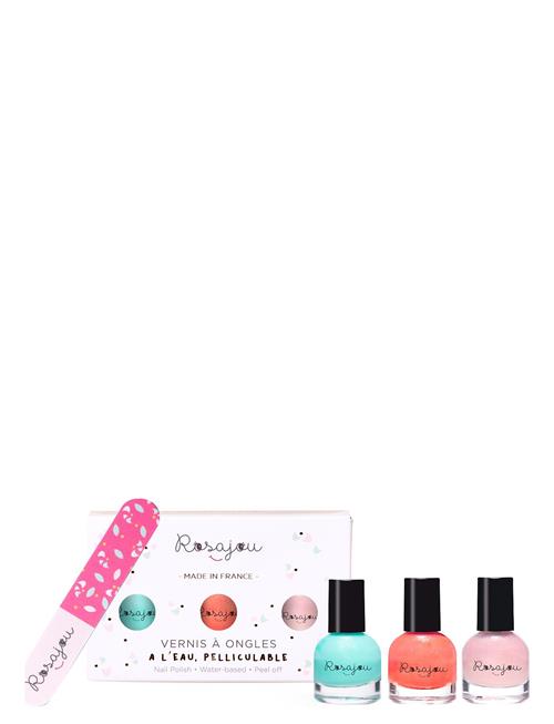 Nail Polishes Set + Nail File ROSAJOU Patterned