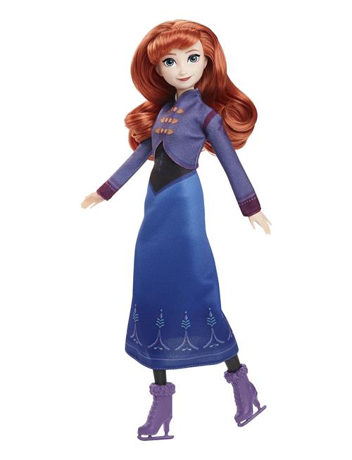 Disney Frozen Ice-Skating Anna Fashion Doll With Skates & Shoes Inspired By Frozen: Winter Festival Disney Frozen Patterned
