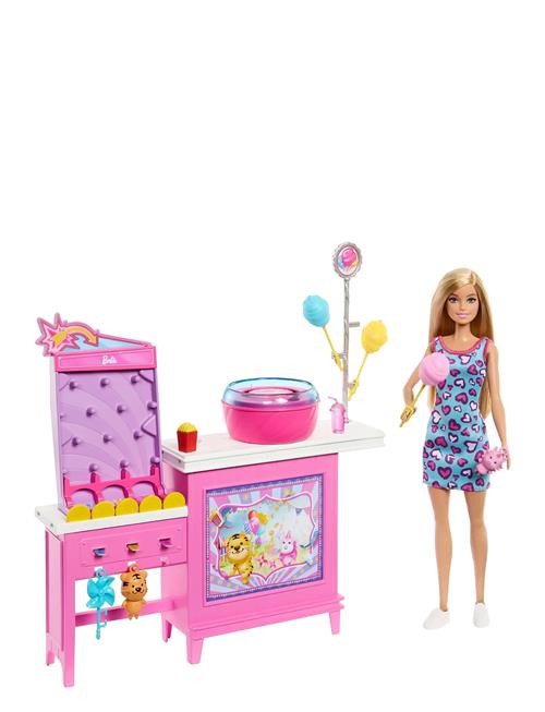 Barbie Family Treats & Games Booth Barbie Patterned