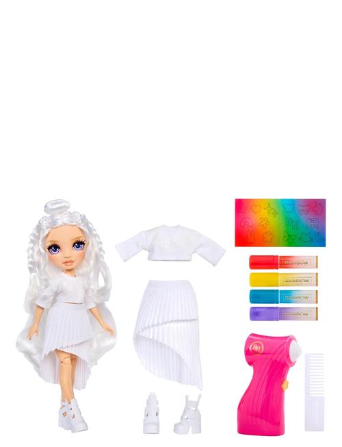 Rainbow High Air Brush & Create Fashion Dolls Purple Eyes Rainbow High White