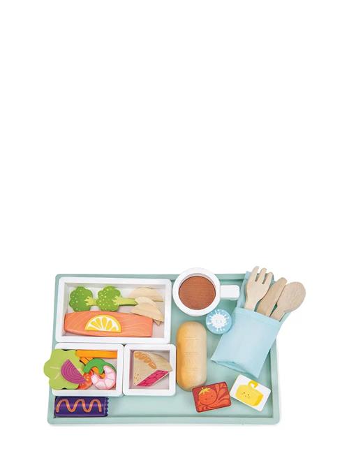 Airline Meal Tray Tender Leaf Patterned