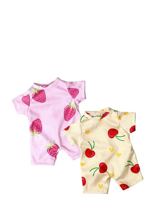 Pyjamas 2 Pack, 28-35 Cm Micki Leksaker Patterned