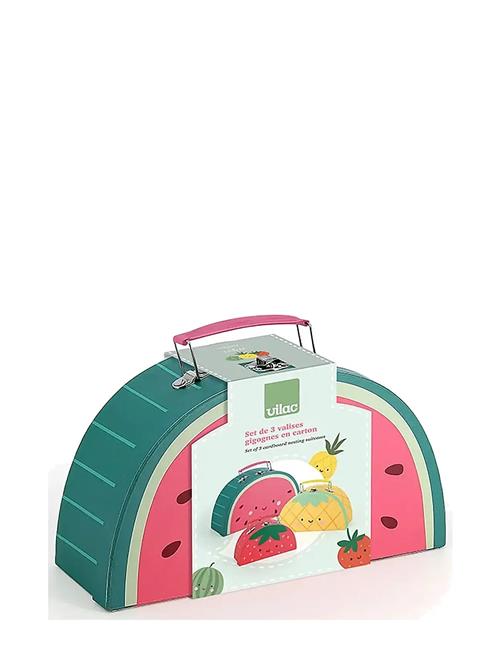 Suitcases 3 Pcs - Nesting Vilac Patterned