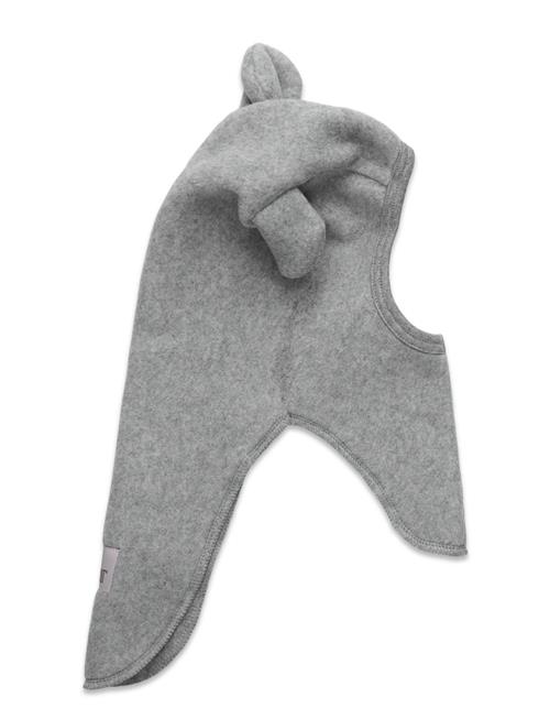 Balaclava Ears Cotton Fleece Huttelihut Grey