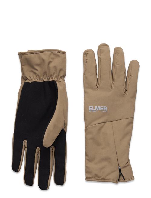 Zipper Cuff Glove -Beige Elmer By Swany Brown