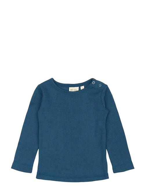 Ppdante T-Shirt L/S Meriono Wool Petit Piao Blue